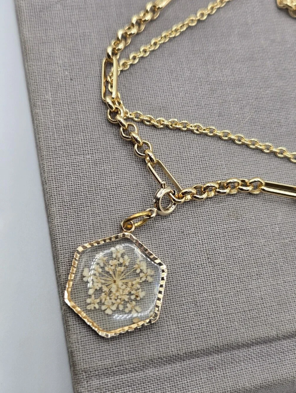 J.Crew Gold Tone Watch Chain Necklace Victorian Revival Aesthetic 19